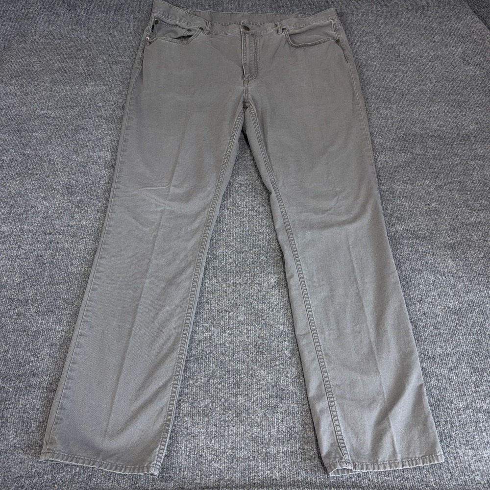 Polo Ralph Lauren Chino Pant Men 38x32 Gray Stretch Slim Straight Fit 5-Pocket